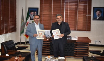 دیدار رئیس سازمان نظام مهندسی ومنابع طبیعی  بامدیر کل منابع طبیعی استان وانعقاد تفاهم نامه فی مابین اداره کل منابع طبیعی ونظام مهندسی
