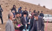 افتتاح پروژه آبخیزداری در کاکاوند غربی شهرستان دلفان