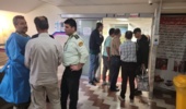 عیادت فرمانده یگان حفاظت منابع طبیعی کشور از فرد مصدوم شده در مجموعه بام خرم آباد در بیمارستان شهید مطهری تهران که بستری شده است