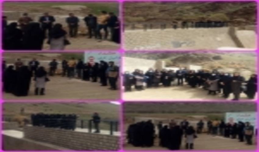 بازدید بانوان شاغل در اداره کل منابع طبیعی و آبخیزداری استان لرستان از پروژه های آبخیزداری