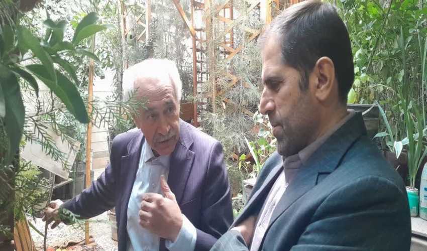 بازدید سرپرست اداره کل منابع طبیعی و آبخیزداری استان لرستان از خزانه گل و گیاه پدر بلوط