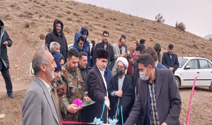 بند سنگی ملاتی تل عجم شهرستان چگنی افتتاح گردید