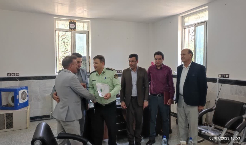 مراسم تودیع و معارفه سرپرست اداره منابع طبیعی و آبخیزداری شهرستان ازنا