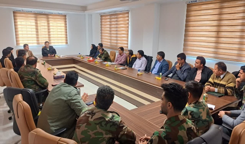 جلسه نیروهای پاسگاه حفاظتی در یگان حفاظت منابع طبیعی و آبخیزداری استان برگزار شد