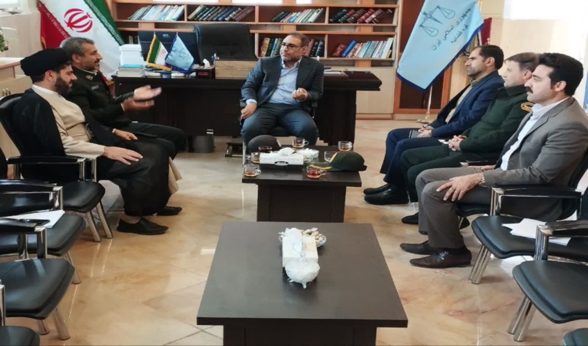 دیدار فرمانده یگان حفاظت منابع طبیعی و آبخیزداری استان لرستان با دادستان مرکز استان