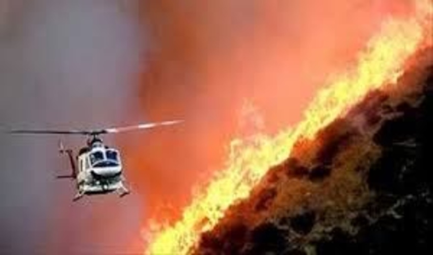 مستقر شدن بالگرد در لرستان برای جلوگیری از آتش‌سوزی احتمالی ضروری است