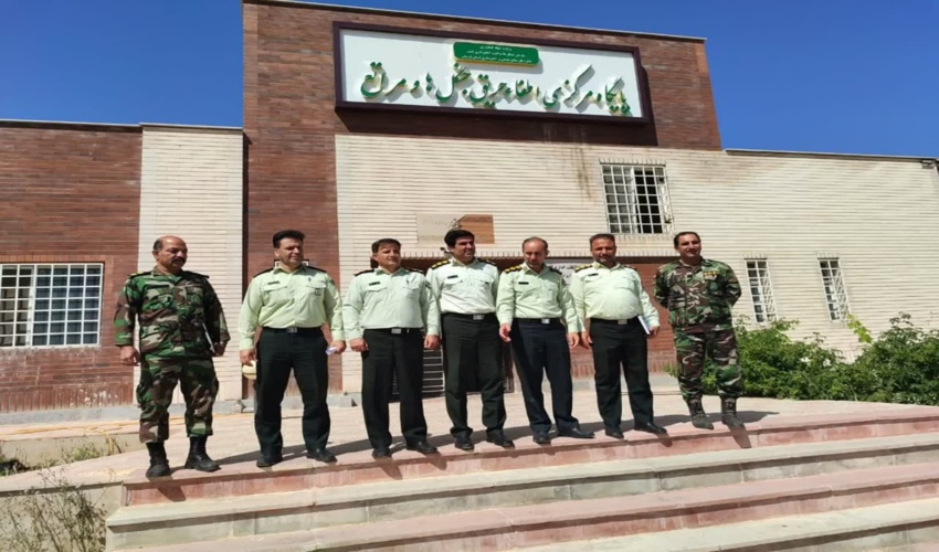  جلسه فرمانده یگان حفاظت منابع طبیعی استان با معاون عملیات پلیس پیشگیری