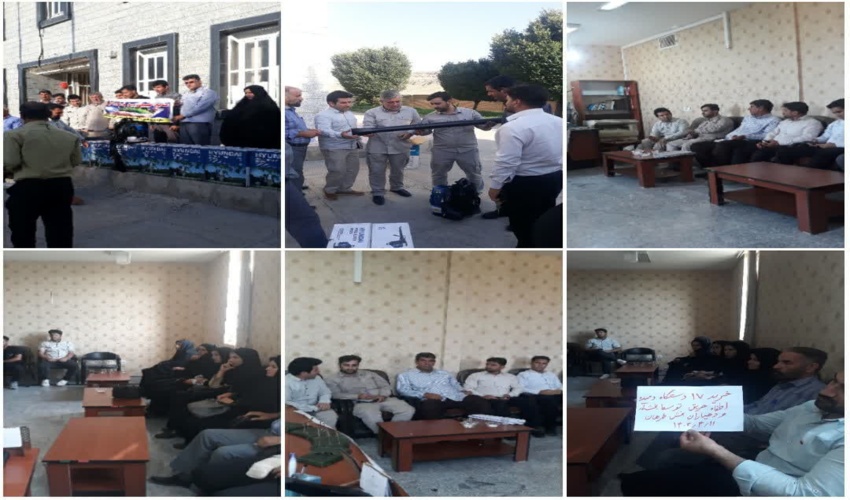 خرید ۱۷ دستگاه دمنده اطفا حریق توسط بخشداری و دهیاران بخش طرهان شهرستان کوهدشت برای اولین بار در کشور.