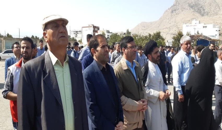 حضور در تجمع امت حزب الله در محکومیت جنایات رژیم صهیونیستی 