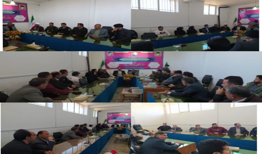 جلسه هم اندیشی در راستای طرح مردمی کاشت یک میلیارد درخت با بخشدار و دهیاران بخش خاوه شهرستان دلفان