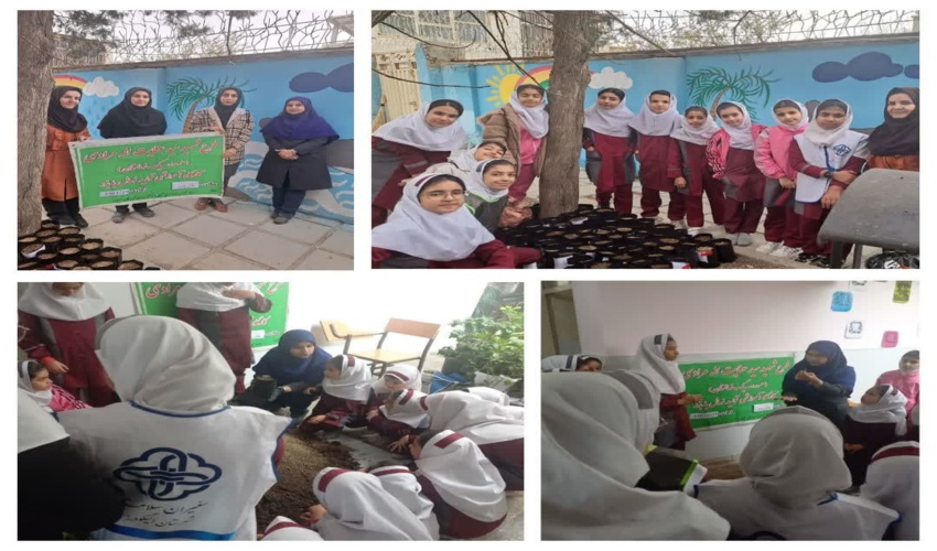  پیوستن دختران و فرهنگیان دبستان یاس نبوی به طرح شهید عنایت اله مرادی 