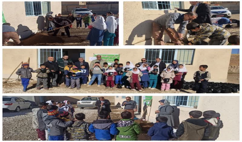 دبستان روستای قلعه بردی در سالروز میلاد امام جواد (ع) نهالستان شد: